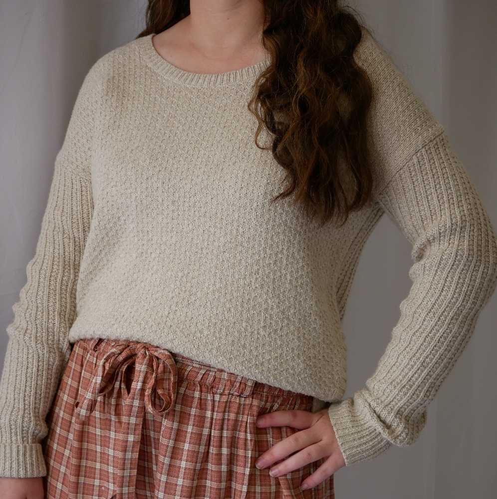 Two textured madewell sweater